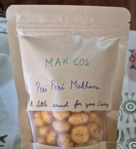 One of our first handwritten MAK CO. pouches